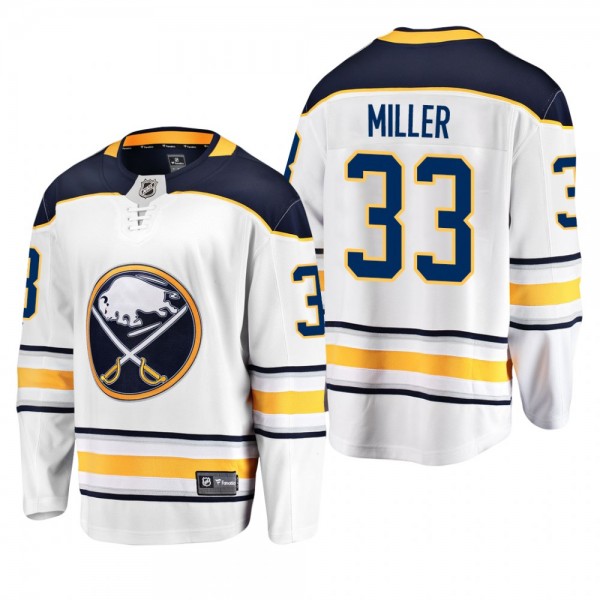 Buffalo Sabres Colin Miller #33 Away Breakaway Pla...
