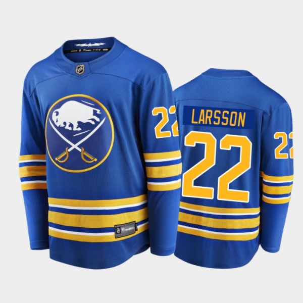 Buffalo Sabres Johan Larsson #22 Home Royal Blue 2...