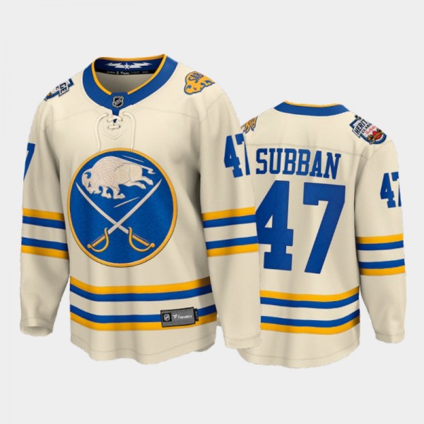 Malcolm Subban #47 Buffalo Sabres 2022 Heritage Cl...