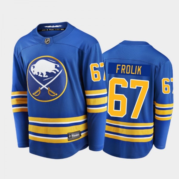 Buffalo Sabres Michael Frolik #67 Home Royal Blue ...