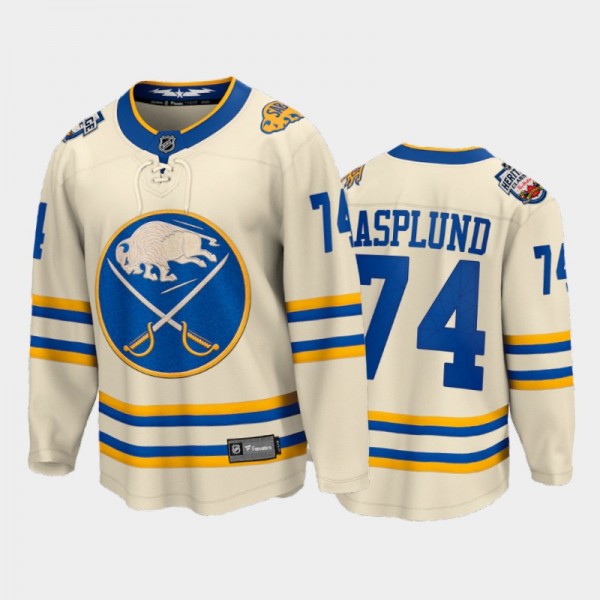 Rasmus Asplund #74 Buffalo Sabres 2022 Heritage Cl...