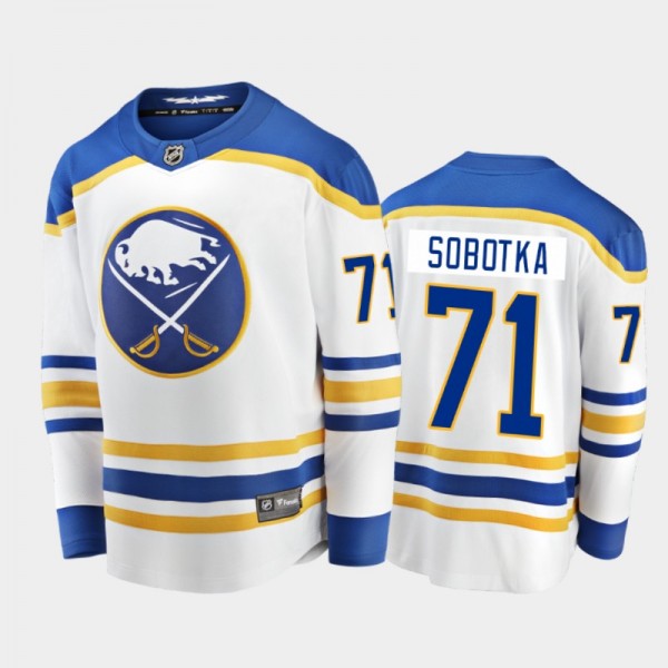 Buffalo Sabres Vladimir Sobotka #71 Away White 202...