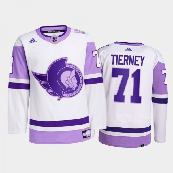 Chris Tierney #71 Ottawa Senators 2021 HockeyFight...