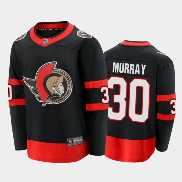 Ottawa Senators Matt Murray #30 Home Black 2020-21...