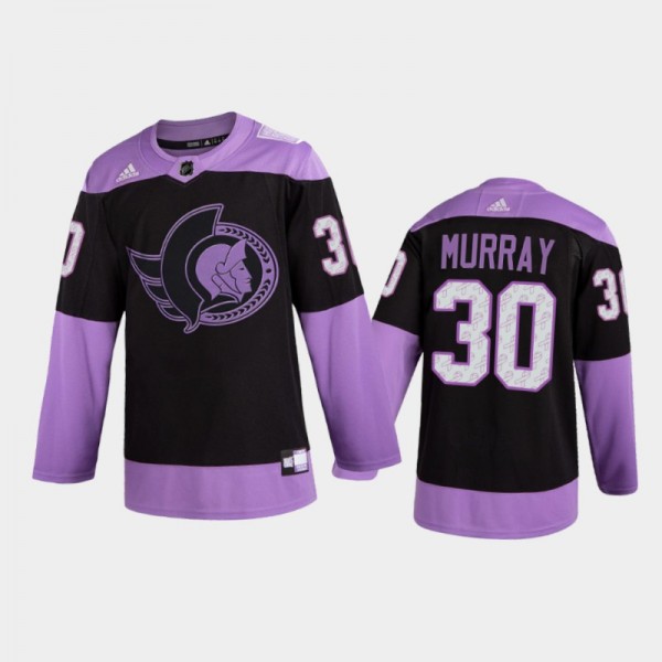 Men Ottawa Senators Matt Murray #30 2021 Hockey Fi...
