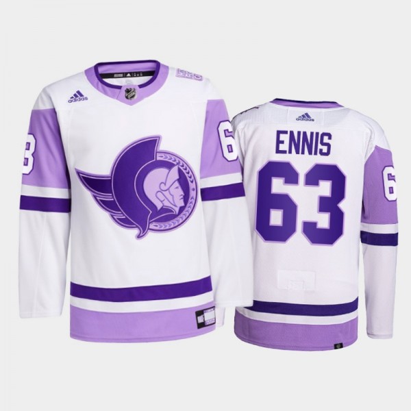 Tyler Ennis #63 Ottawa Senators 2021 HockeyFightsC...