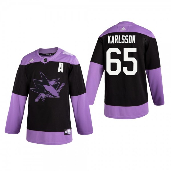 Erik Karlsson #65 San Jose Sharks 2019 Hockey Figh...