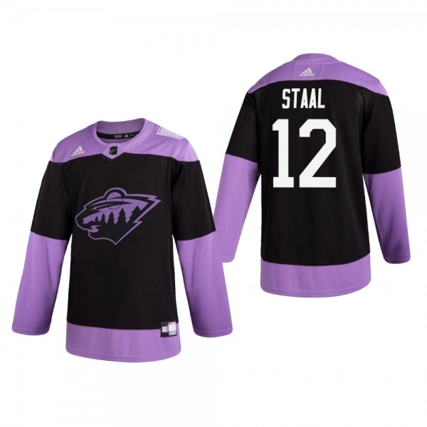 Eric Staal #12 Minnesota Wild 2019 Hockey Fights C...