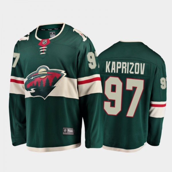 Minnesota Wild Kirill Kaprizov #97 Home Green Breakaway Player Jersey