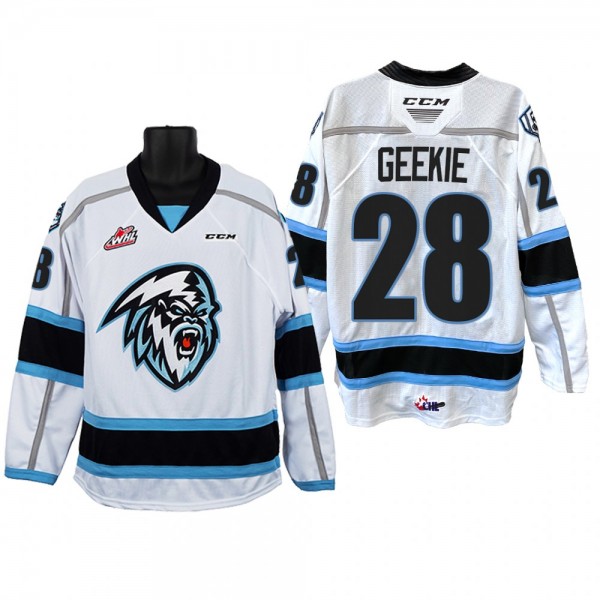 Conor Geekie Winnipeg Ice White Jersey 2022 NHL Draft