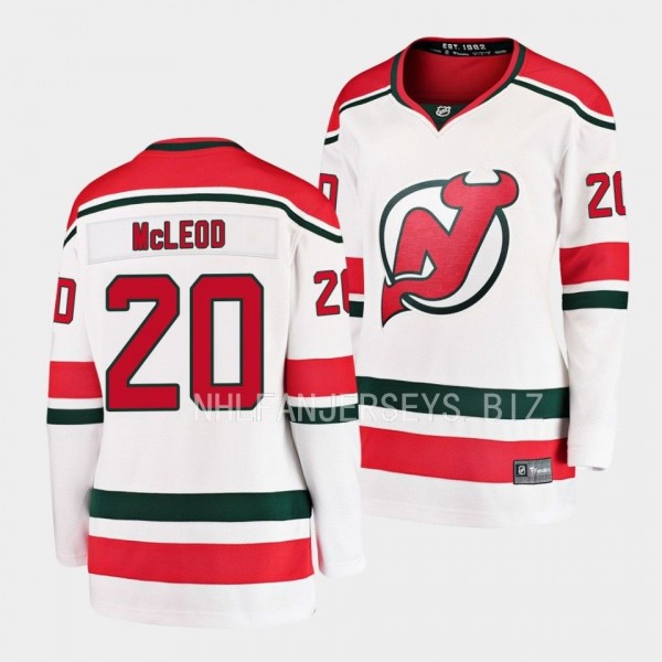 Michael McLeod New Jersey Devils 2022-23 Heritage ...