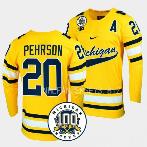 Keaton Pehrson Michigan Wolverines 100th Anniversa...