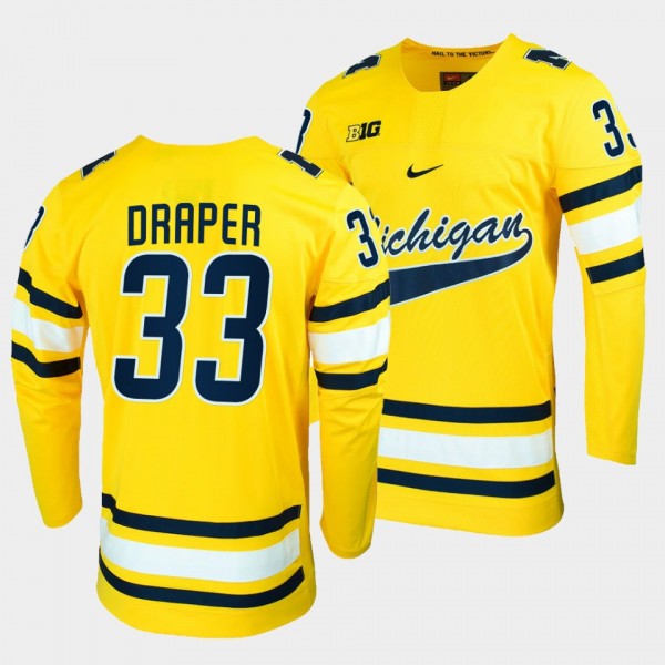 Kienan Draper Michigan Wolverines College Hockey M...