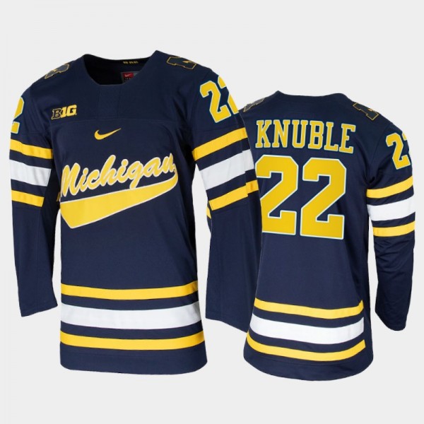 Men Michigan Wolverines Mike Knuble #22 College Ho...