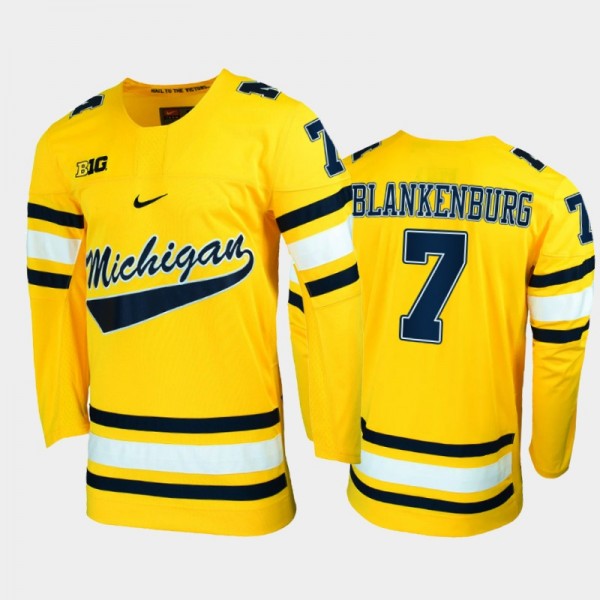 Men Michigan Wolverines Nick Blankenburg #7 Colleg...
