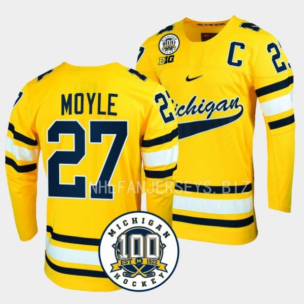Nolan Moyle Michigan Wolverines 100th Anniversary ...