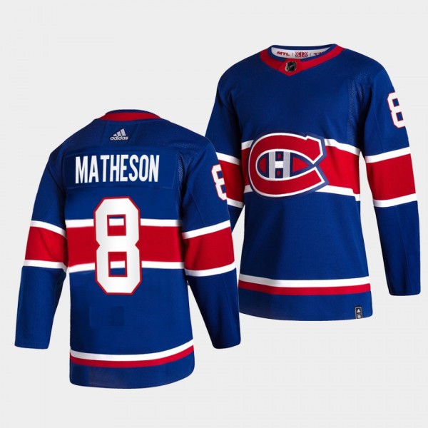 Montreal Canadiens Mike Matheson Reverse Retro #8 ...