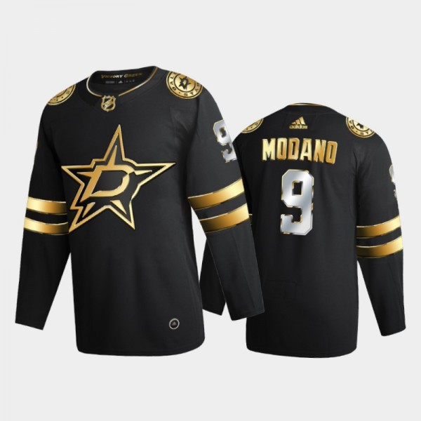 Dallas Stars Mike Modano #9 2020-21 Authentic Gold...