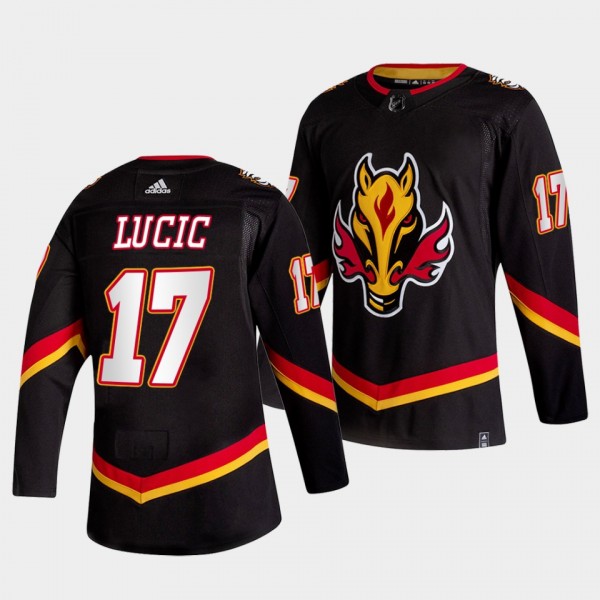 Calgary Flames Milan Lucic 2022-23 Alternate #17 B...