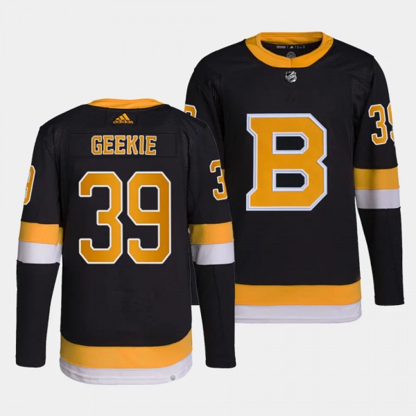 Morgan Geekie Boston Bruins Alternate Black #39 Au...