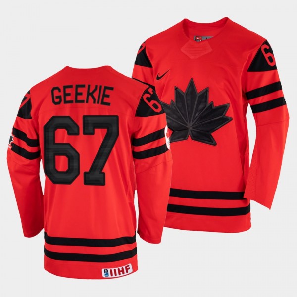 Canada 2022 IIHF World Championship Morgan Geekie #67 Red Jersey Away