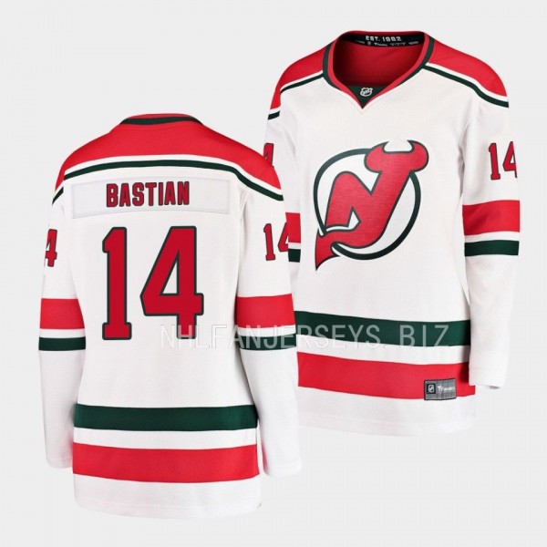 Nathan Bastian New Jersey Devils 2022-23 Heritage ...