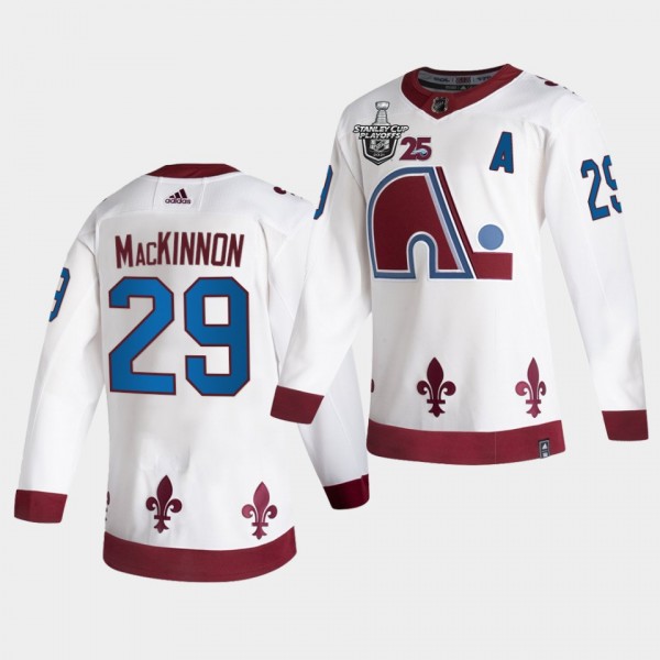 Nathan Mackinnon #29 Avalanche 2021 Stanley Cup Pl...