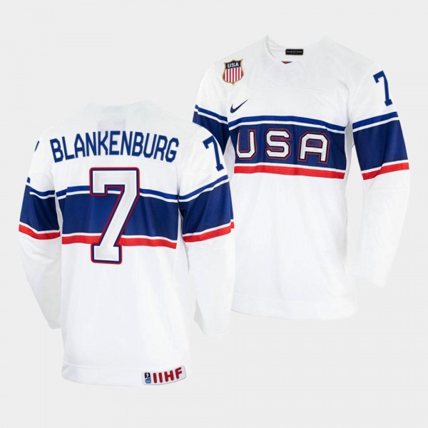 USA 2022 IIHF World Championship Nick Blankenburg ...