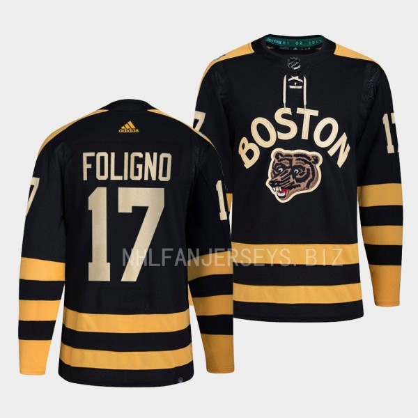 2023 Winter Classic Boston Bruins Nick Foligno #17...