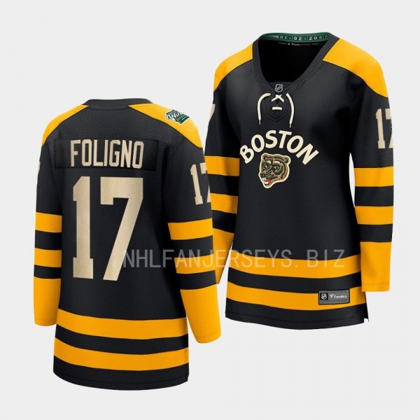 Nick Foligno Boston Bruins 2023 Winter Classic Women Breakaway 17 Jersey