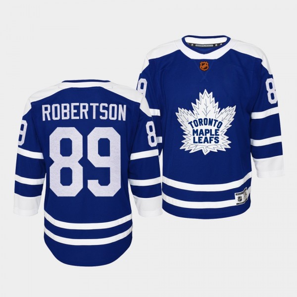 Youth Nick Robertson Maple Leafs Blue Special Edit...