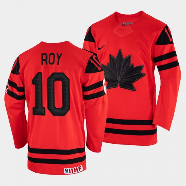 Canada 2022 IIHF World Championship Nicolas Roy #10 Red Jersey Away