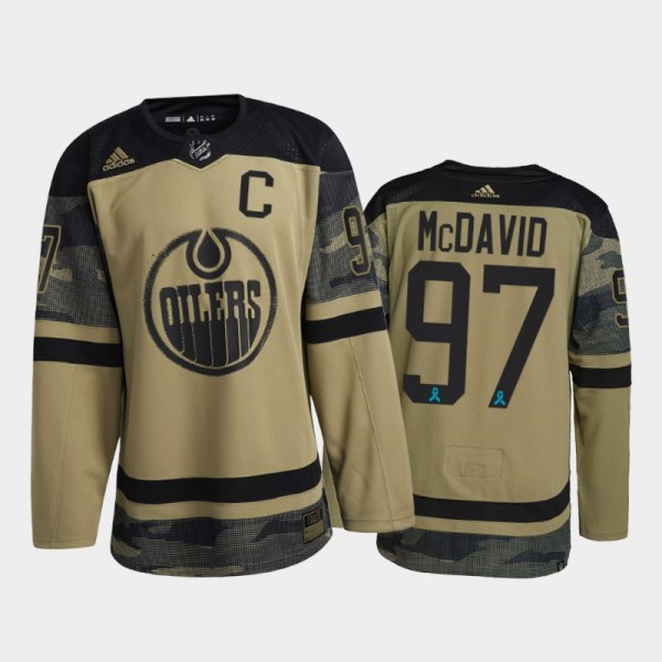 Edmonton Oilers Connor McDavid 2021 CAF Night #97 ...