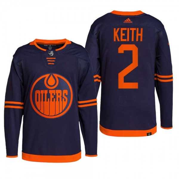 Edmonton Oilers 2022 Alternate Jersey Duncan Keith...