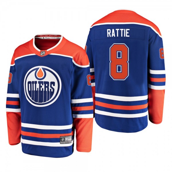 Men's Edmonton Oilers Ty Rattie #8 2019 Alternate ...
