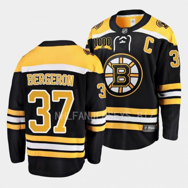 Boston Bruins Patrice Bergeron 1000 career points ...