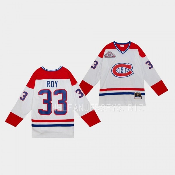Patrick Roy Montreal Canadiens Blue Line 1992 Thro...