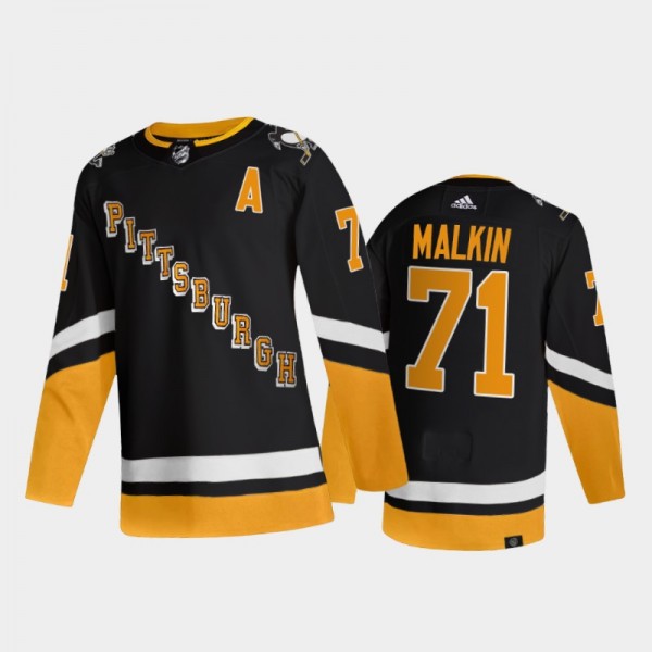 2021-22 Pittsburgh Penguins Evgeni Malkin Third Je...