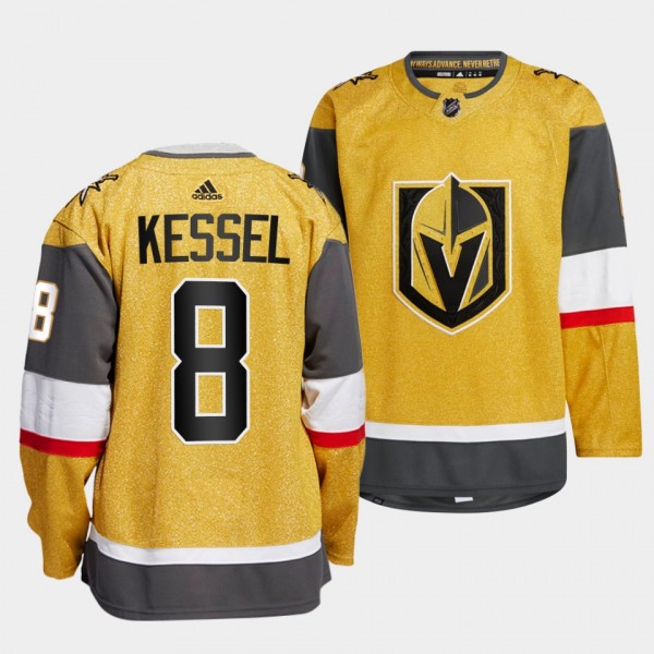 Vegas Golden Knights 2022-23 Home Phil Kessel #8 Gold Jersey Authentic