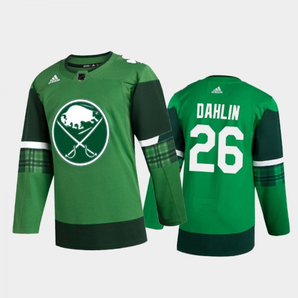 Buffalo Sabres Rasmus Dahlin #26 2020 St. Patrick'...