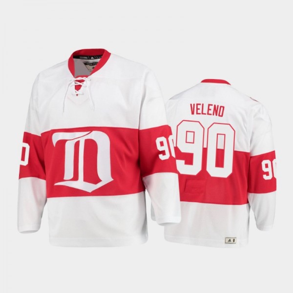 Detroit Red Wings Joe Veleno #90 Heritage White 20...