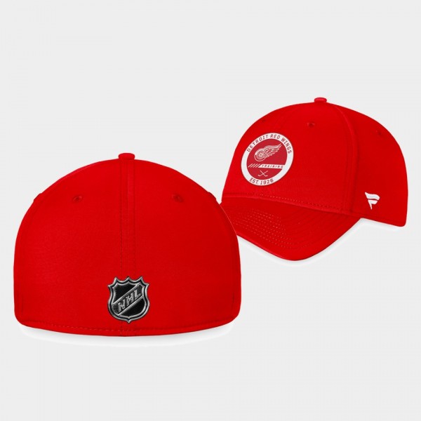 Detroit Red Wings 2022 Training Camp Red Authentic Pro Flex Hat