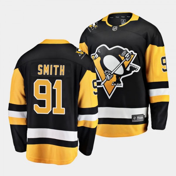 Pittsburgh Penguins Reilly Smith Home Black Breaka...