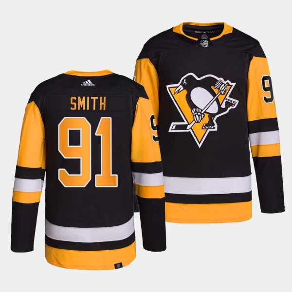 Reilly Smith #91 Pittsburgh Penguins Home Black Jersey Primegreen