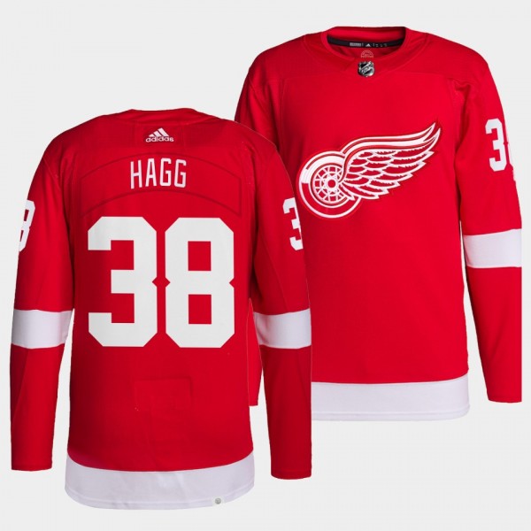 Detroit Red Wings Primegreen Authentic Robert Hagg...