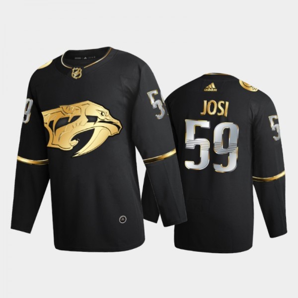 Nashville Predators Roman Josi #59 2020-21 Golden Edition Black Limited Authentic Jersey