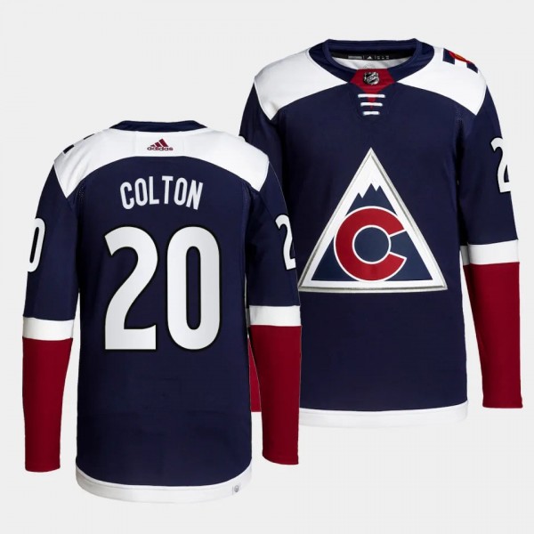 Ross Colton Colorado Avalanche Alternate Navy #20 ...