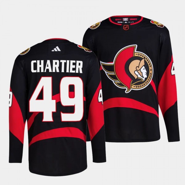Ottawa Senators Primegreen Rourke Chartier #49 Bla...