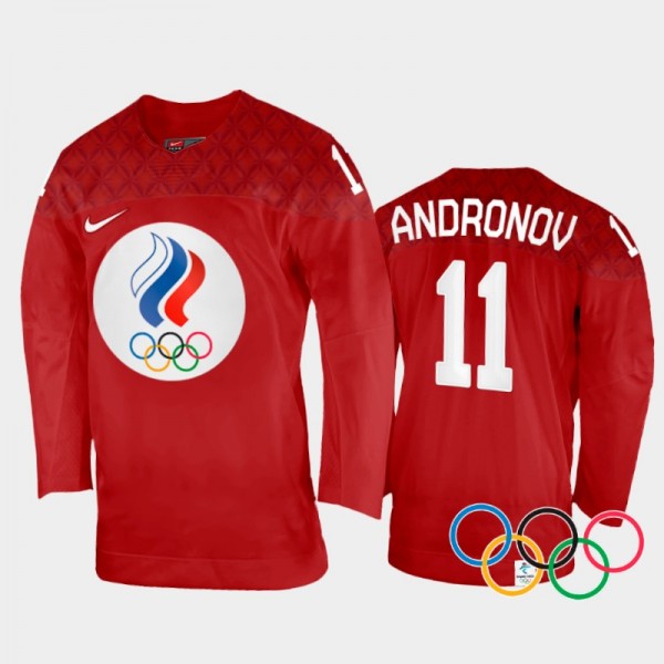 Russia Hockey Sergei Andronov 2022 Winter Olympics...