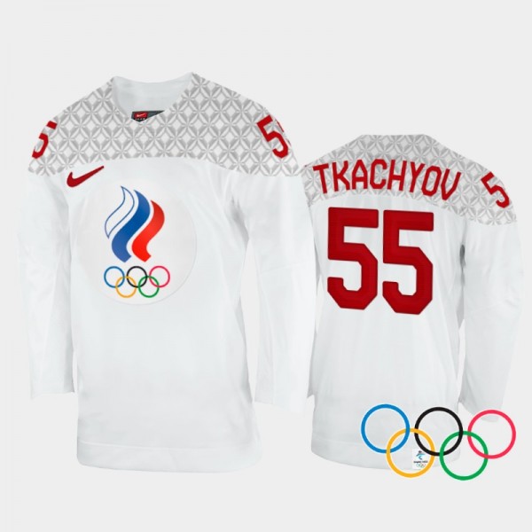 Vladimir Tkachyov Russia Hockey White Away Jersey ...